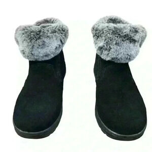 Khombu Jessica Boot for Women, Size 8 - Black